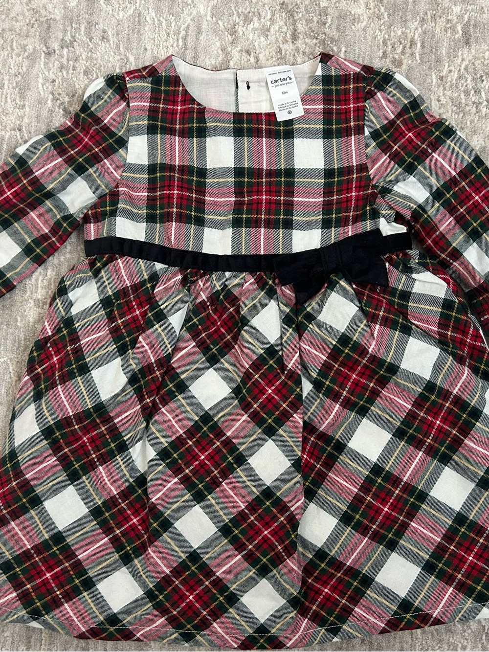 NWT Carter's Holiday Dress - size 12 months